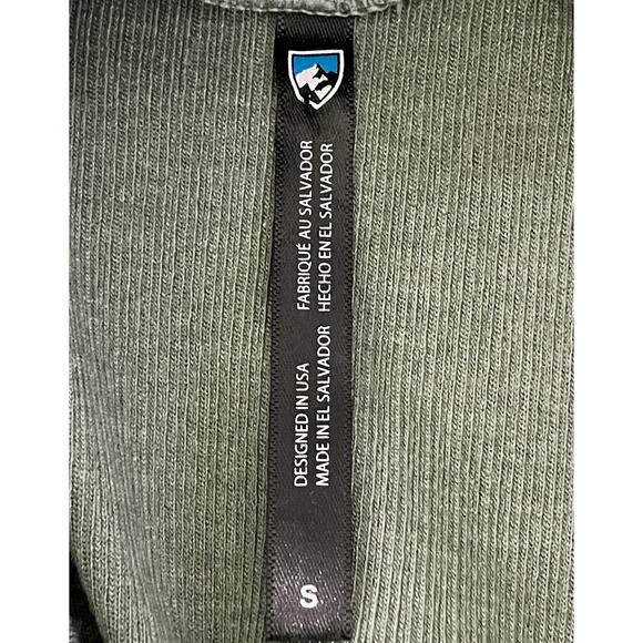 Kuhl Verona Rib Long Sleeve Shirt Green Small - Picture 11 of 11